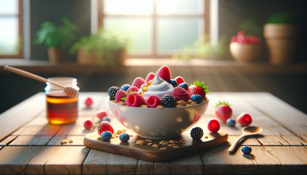 Frutos rojos con yogurt y granola: una deliciosa combinación