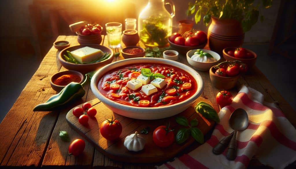 Queso panela en salsa de jitomate fácil y delicioso