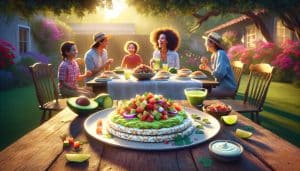 Rice Cake Quaker ® con aguacate y pico de gallo recetas