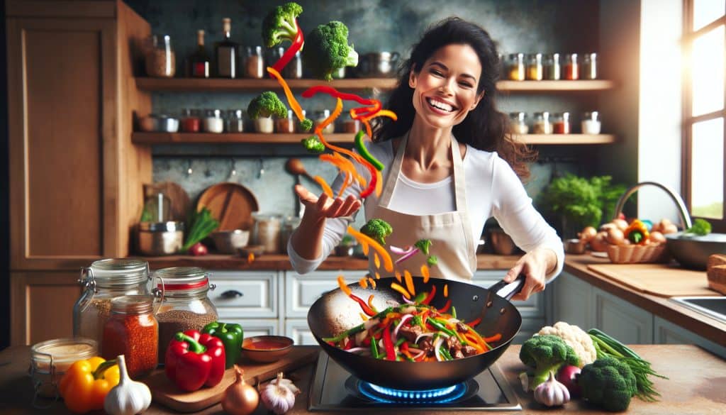 Verduras con carne al wok: receta fácil y deliciosa