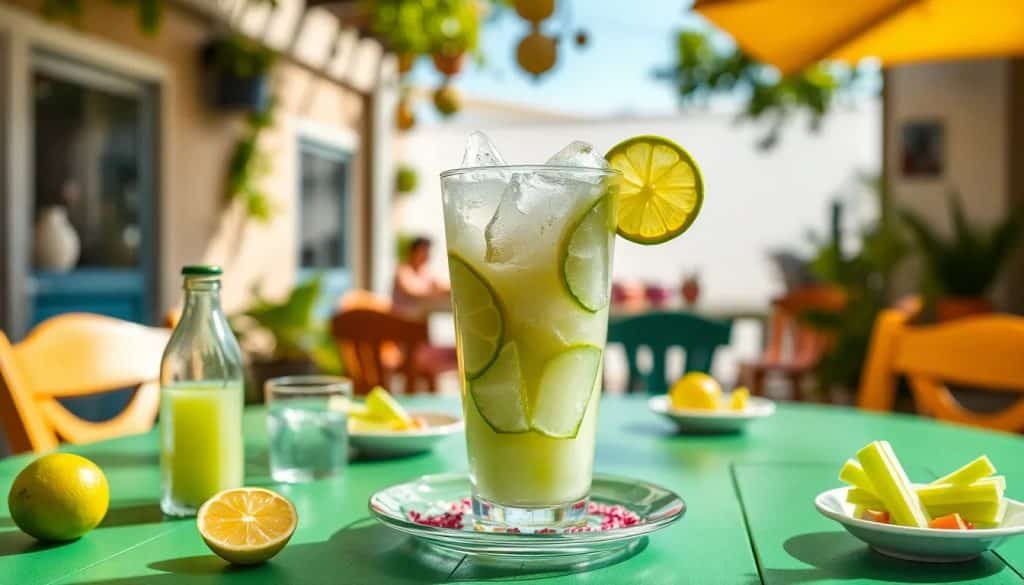 Chamoyada de pepino con limón receta deliciosa