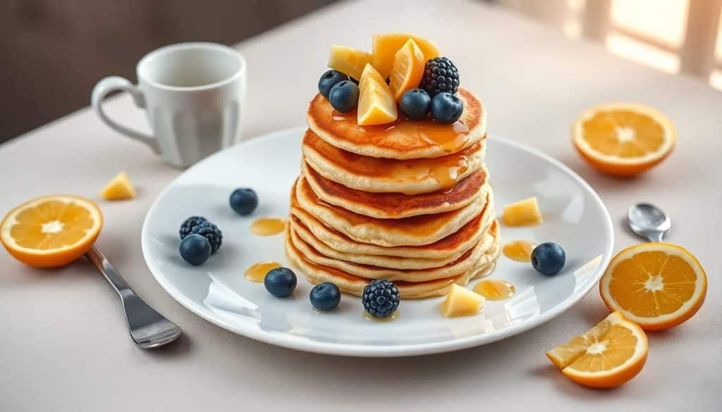 Hot cakes de arándanos fáciles y deliciosos