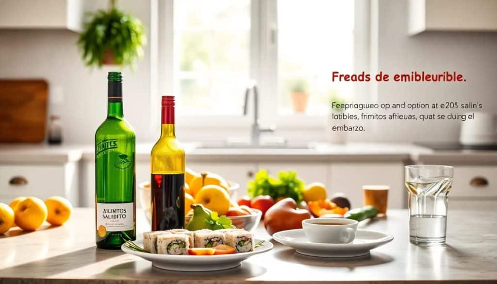 Alimentos y bebidas a evitar en el embarazo