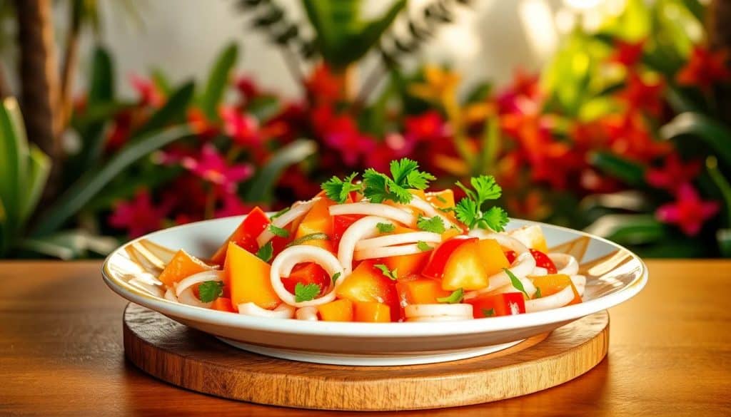 Ceviche de palmitos fácil y delicioso