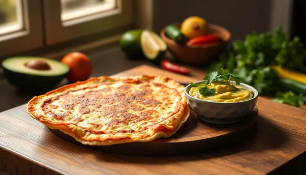 Quesadilla con pan árabe y guacamole: receta fácil