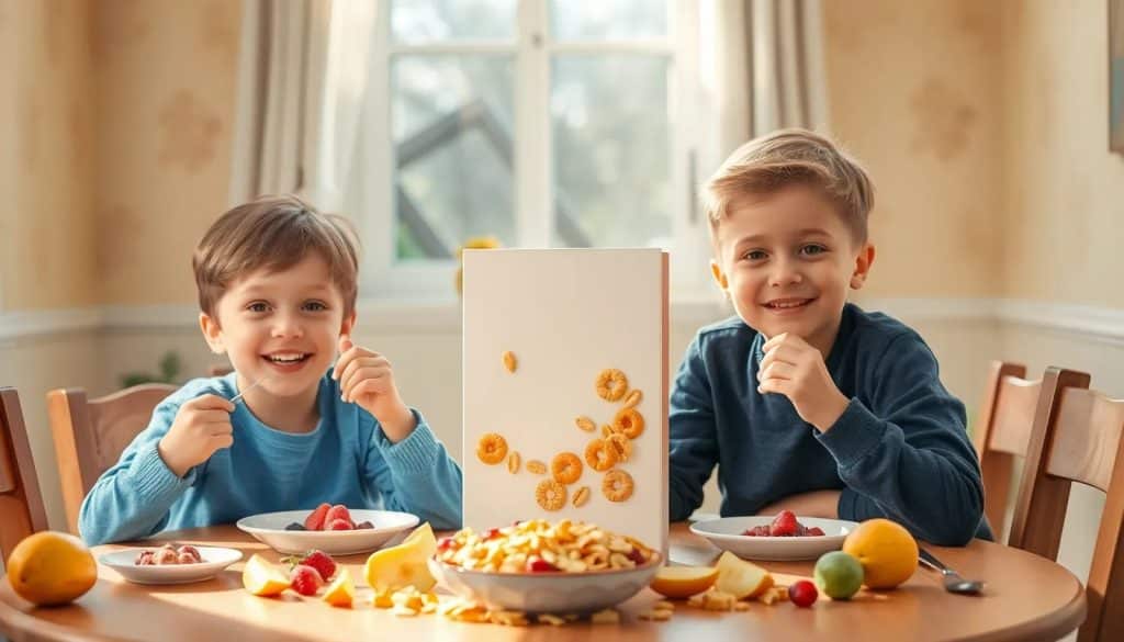 Cereales de caja libres de sellos de advertencia y reformulación de productos