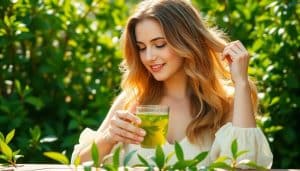 Té verde para aclarar el cabello