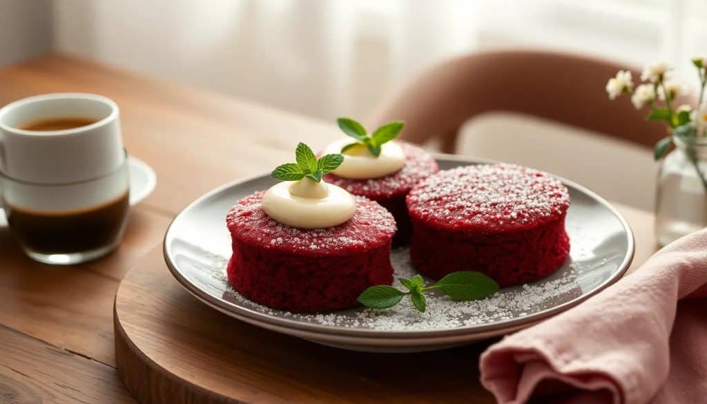 Sabor y elegancia en cada bocado: hot cakes red velvet irresistibles